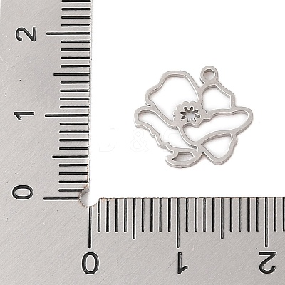 Non-Tarnish 304 Stainless Steel Pendants STAS-S139-06P-09-1