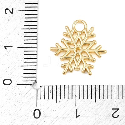 Christmas Brass Charms KK-CBA0565-08G-1