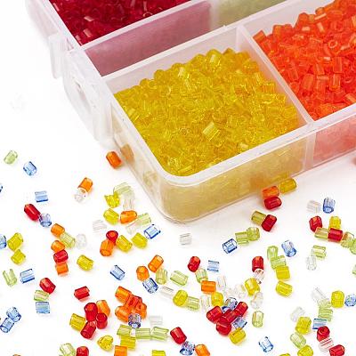 DIY Transparen Tube Glass Beads Bracelet Making Kit DIY-YW0004-36A-1