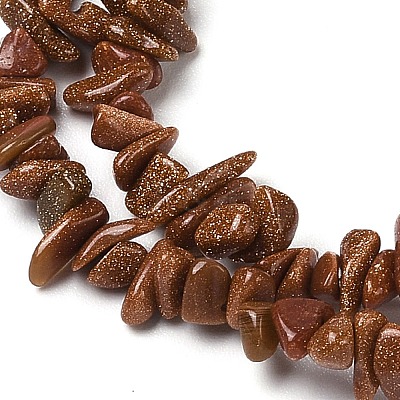 Synthetic Goldstone Chip Beads Strands G-D093-A02-1