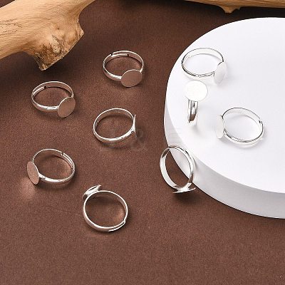 Brass Pad Ring Base Findings EC022-S-1