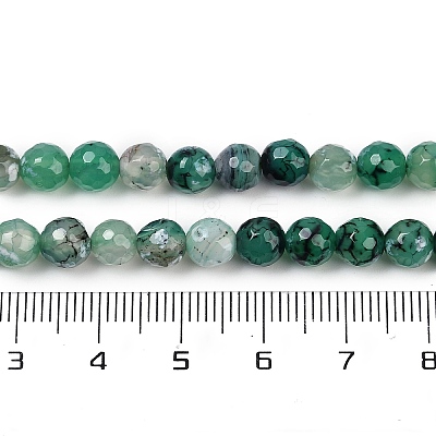 Natural Fire Crackle Agate Beads Strands G-C082-A01-36-1