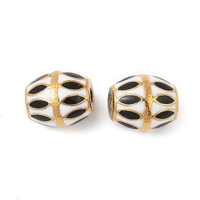304 Stainless Steel Enamel Beads STAS-P380-81G-02-1