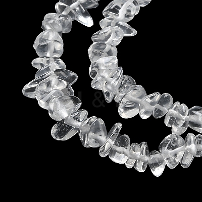 Spray Painted Transparent Glass Beads Strands GLAA-P060-01A-14-1