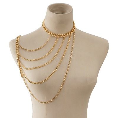 Ally Multi-Layered Twisted Chain Shoulder Body Chains for Women FS-WG6F463-01-1