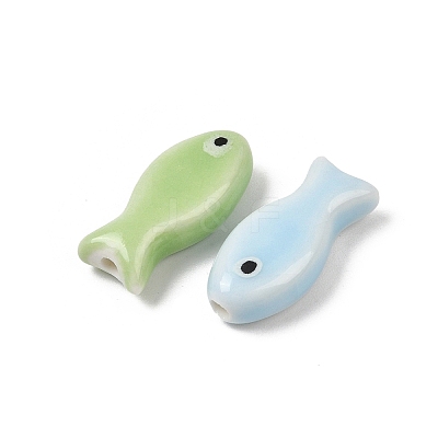 Handmade Porcelain Ceramic Beads PORC-Z003-04C-1