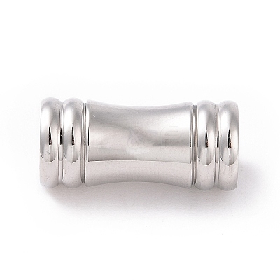 Tarnish Resistant 304 Stainless Steel Magnetic Clasps with Glue-in Ends STAS-E006-11-1