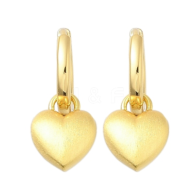Brass Pendants Hoop Earrings EJEW-B120-08G-01-1