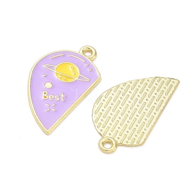 Alloy Enamel Pendants AL-CBA292F-01E-G-1