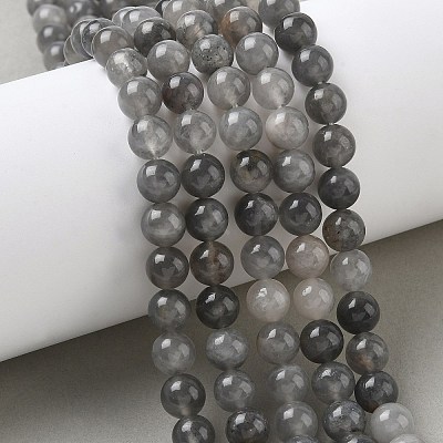 Natural Cloudy Quartz Beads Strands G-D840-69-8mm-1