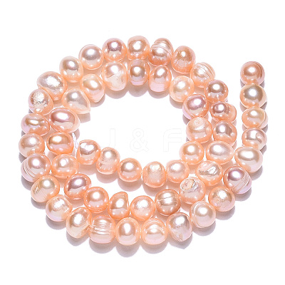 Natural Cultured Freshwater Pearl Beads Strands PEAR-N013-06U-1