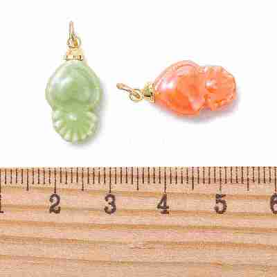 Handmade Porcelain Pendants PALLOY-JF05899-1