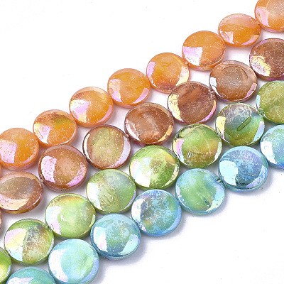 Freshwater Shell Beads Strands SHEL-S274-52-1