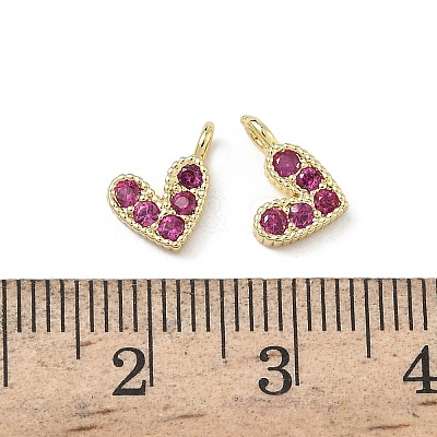Brass Micro Pave Cubic Zirconia Charms LS-RB-I078-66G-NR-1-1