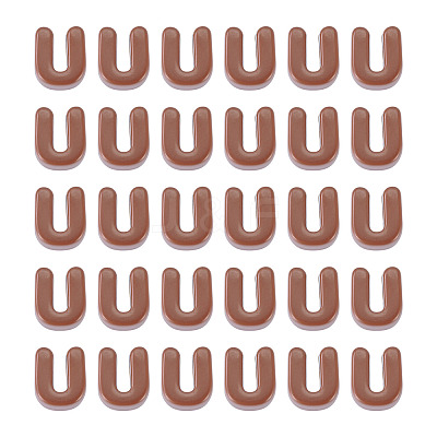 Opaque Acrylic European Beads OACR-TAC0019-006U-1