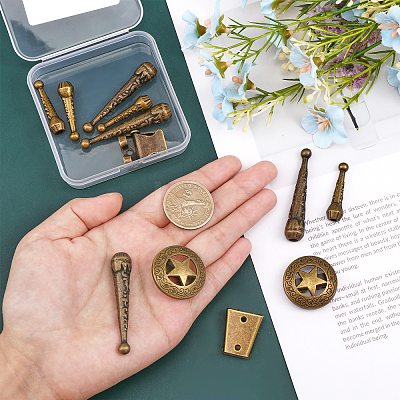 DIY Bolo Tie Jewelry Making Finding Kit DIY-CA0005-42AB-1