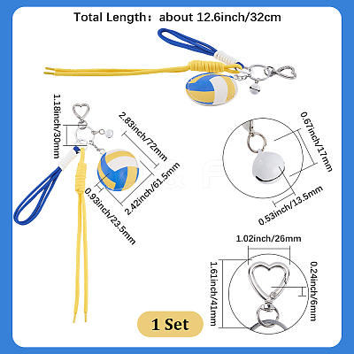 1Pc Sports ThemePU Leather Keychains KEYC-SP0001-67D-1