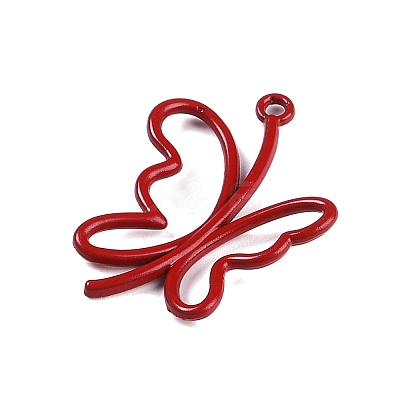 Baking Paint Alloy Pendants FIND-G080-01H-1