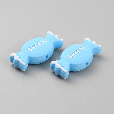 Candy Food Grade Eco-Friendly Silicone Beads LS-SIL-TAC0004-15-1