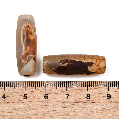 Tibetan Style dZi Beads TDZI-E004-64-03-1