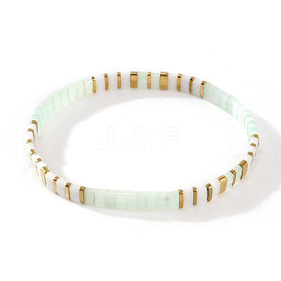 Bohemian Style Glass Seed Beads Stretch Bracelets for Women FG0576-5-1