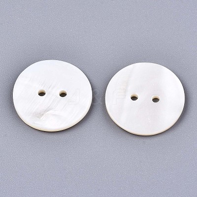 2-Hole Freshwater Shell Buttons SHEL-S276-136C-01-1