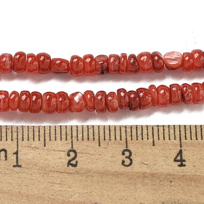 Dyed Natural Freshwater Shell Beads Strands BSHE-G039-07K-1