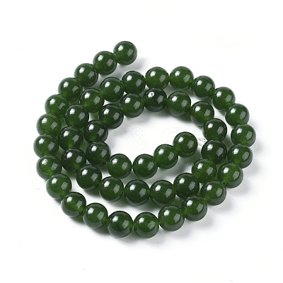 Natural White Jade Beads Strands G-G796-04C-01-1
