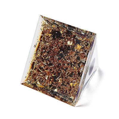 Orgonite Pyramid Resin Energy Generators DJEW-D013-01C-1