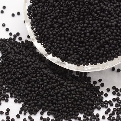 6/0 Round Glass Seed Beads SEED-J015-F6-M49-1