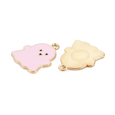 Alloy Enamel Pendants ENAM-S121-180B-1
