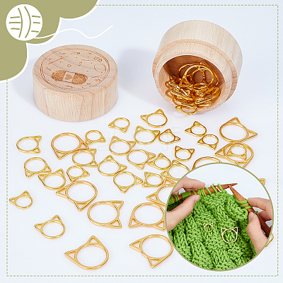 60Pcs 3 Styles Alloy Pendants FIND-GA0003-33G-1