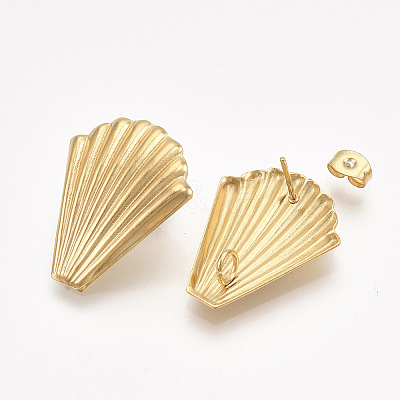 304 Stainless Steel Stud Earring Findings LS-X-STAS-T045-20G-1