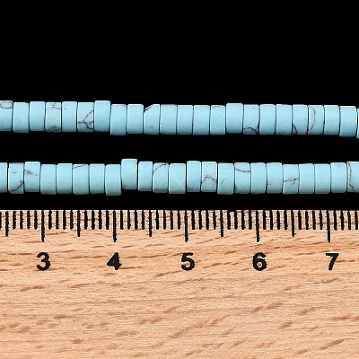 Dyed Synthetic Turquoise Beads Strands G-Z089-A04-F-1