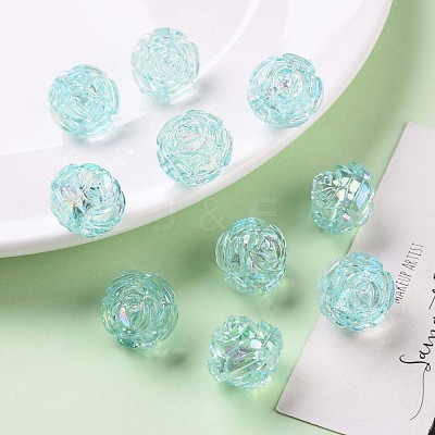 Transparent Acrylic Beads TACR-S154-31C-754-1