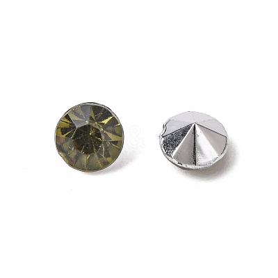 Imitation Taiwan Acrylic Rhinestone Pointed Back Cabochons GACR-A003-5mm-29-1