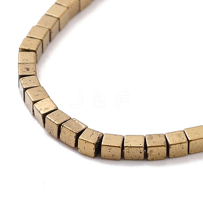 Electroplated Non-magnetic Synthetic Hematite Beads Strands G-G862-03H-1