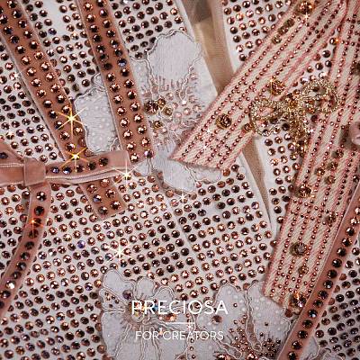 Preciosa® MAXIMA Crystal Round Stones Y-PRC-RBSS6-90350-1