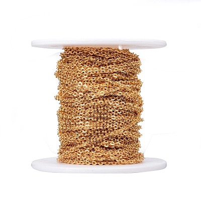 Ion Plating(IP) 304 Stainless Steel Cable Chains CHS-P002-11G-0.5MM-1