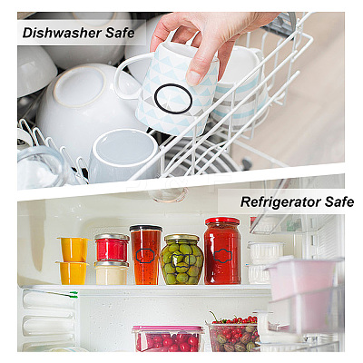6 Sheets 3 Styles PVC Blank Self-Adhesive Stickers for Seasoning Jar DIY-GO0001-19-1