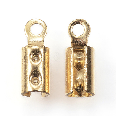 304 Stainless Steel Folding Crimp Ends STAS-P107-07-1