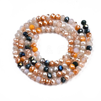 Glass Beads Strands GLAA-T006-16B-1