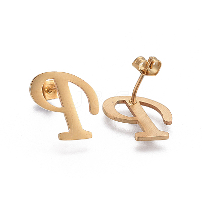 304 Stainless Steel Stud Earrings EJEW-E241-06P-1