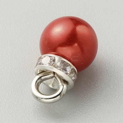 ABS Plastic Imitation Pearl Charms KY-TAC0011-03P-04-1