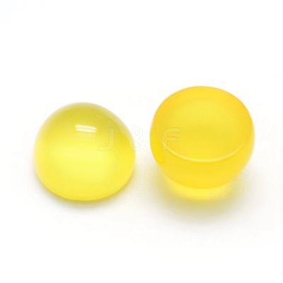 Natural Gemstone Cabochons G-P393-R06-6MM-1