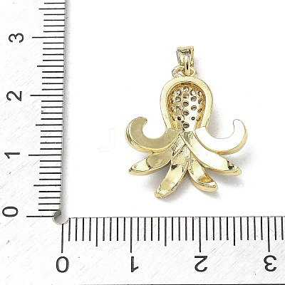Ocean Brass Enamel Pendants RB-CBA2CEF-03G-01-1