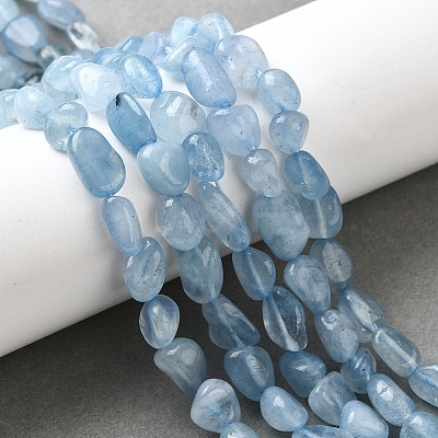 Natural Aquamarine Beads Strands G-D0004-A02-04A-1