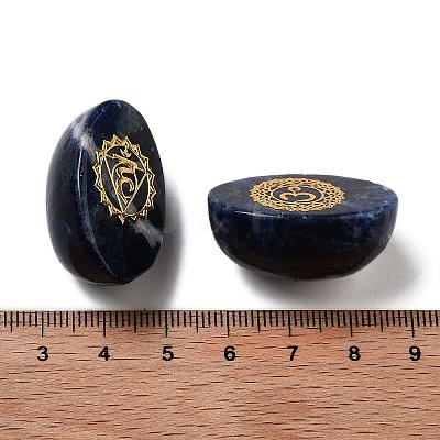 Natural Sodalite Oval Display Decorations G-F774-01D-1