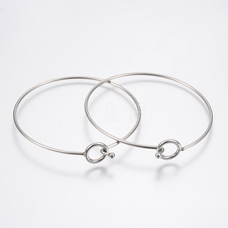 Tarnish Resistant 304 Stainless Steel Expandable Bangle Making LS-STAS-F148-01P-1
