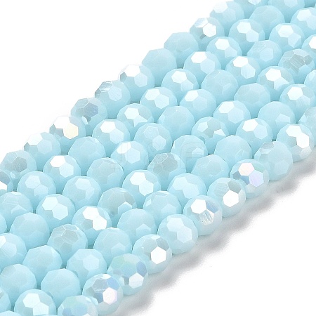 Opaque Glass Beads Stands X-EGLA-A035-P6mm-B10-1